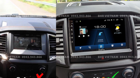 Màn hình DVD Android liền camera 360 xe Ford Ranger 2013 - nay | Oled Pro X5S 